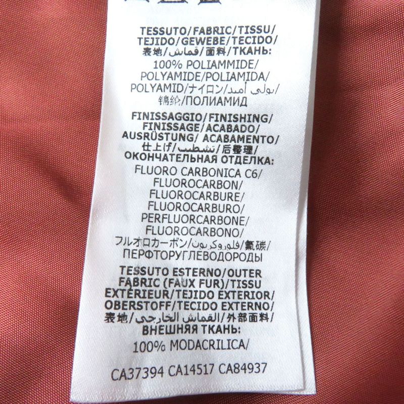 Hermes 20AW Gucci 609338 Women's 2WAY Sleeve Faux Fur Cotton