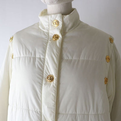 Hermes 20AW Gucci 609338 Women's 2WAY Sleeve Faux Fur Cotton