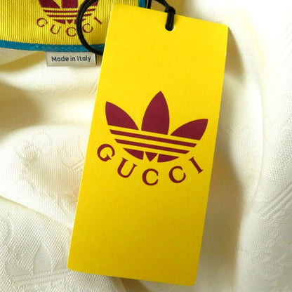 Hermes 22SS Gucci Adidas Collaboration 703000 Women's Short Jumpsuit White