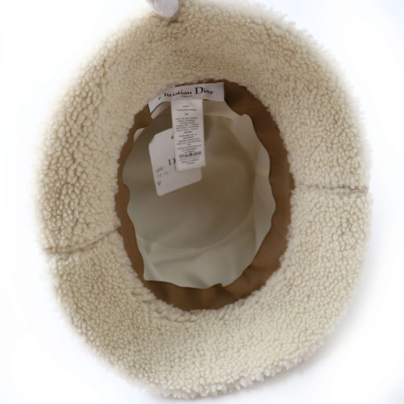 Hermes Made In France Christian DIOR 11dsg923a840 Women's Bob Mouton Hat 57