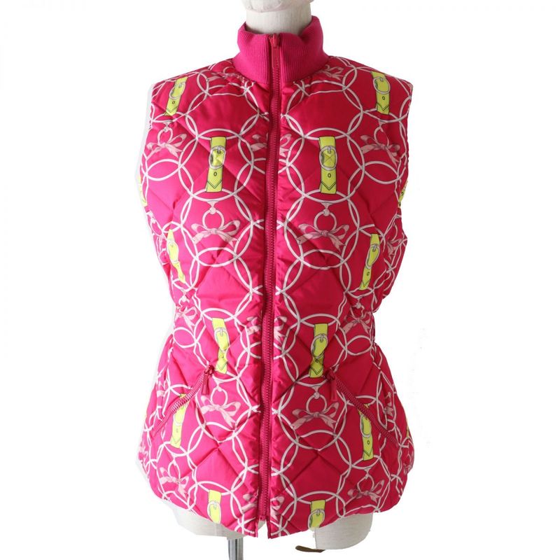 Hermes La Promenade Du Matin Morning Stroll Serie Button Reversible Quilted