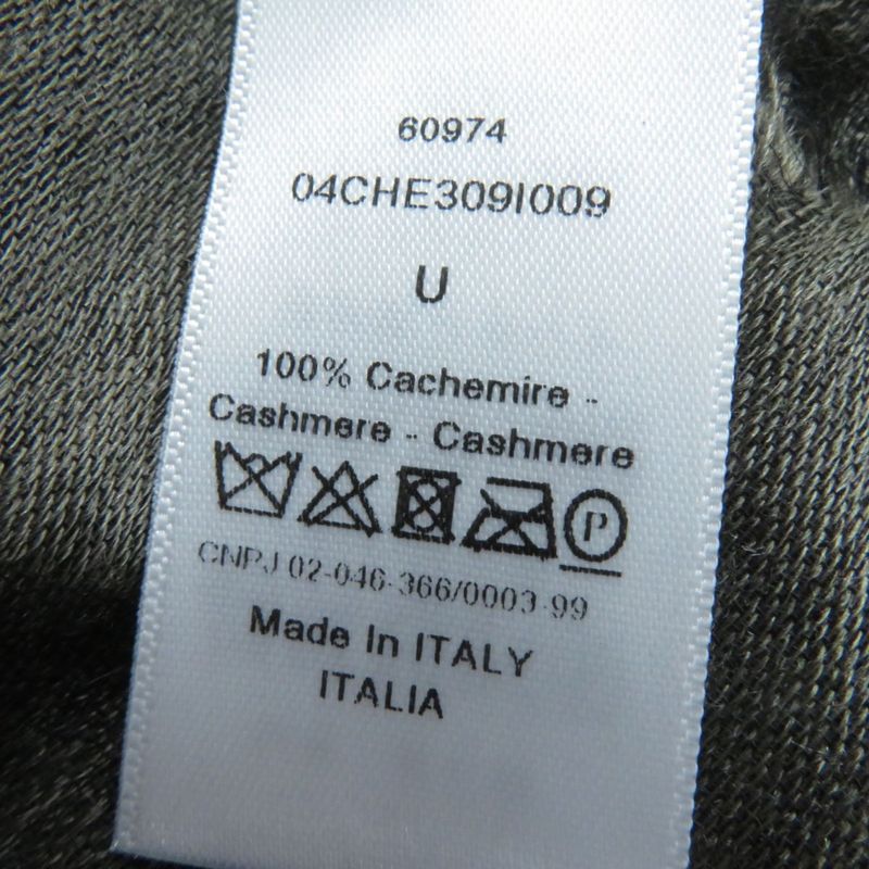 DIOR 04che3091009 100% Cashmere Large