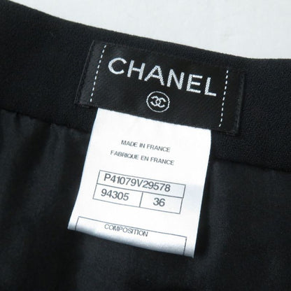 CHANEL P41079 With Coco Mark Buttons Lined With 100% Silk Knee-length