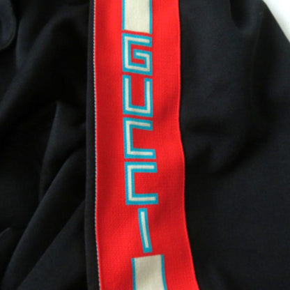 Gucci 19SS 502280 Armline And Logo Design Half Zip Hooded Jersey