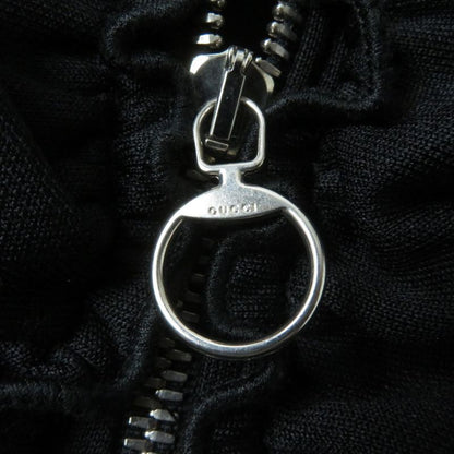 Gucci 19SS 502280 Armline And Logo Design Half Zip Hooded Jersey