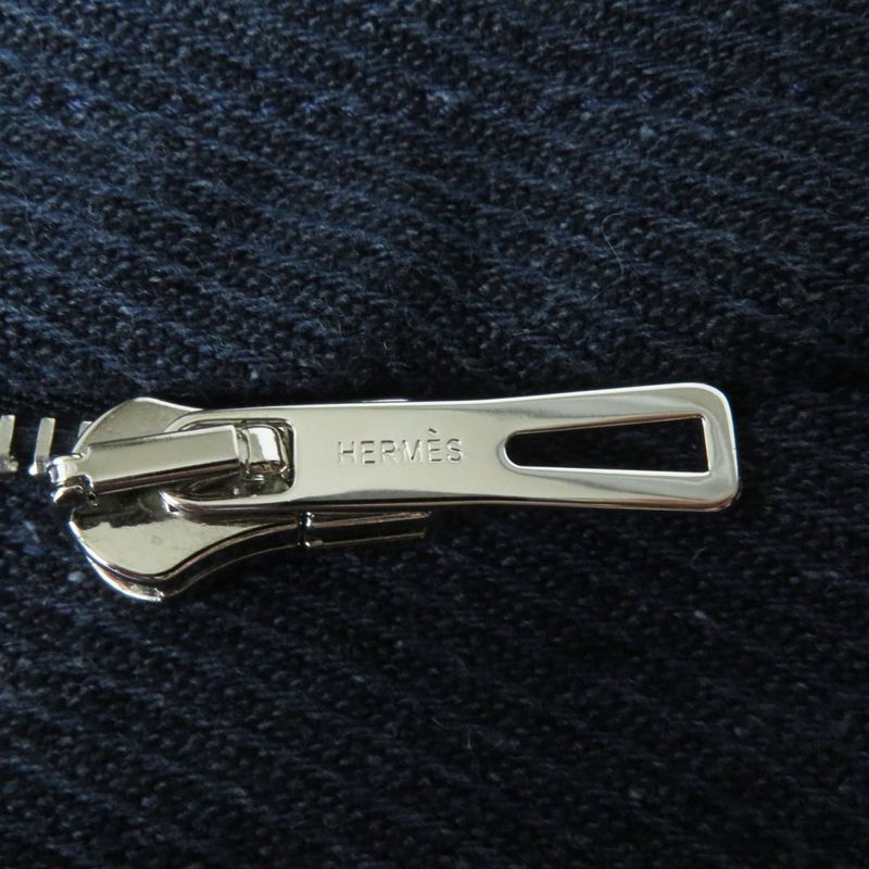 Hermes 19AW French Made Hermes Women's Stand Collar Long Coat With Serie