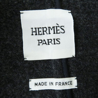 Hermes 19AW French Made Hermes Women's Stand Collar Long Coat With Serie