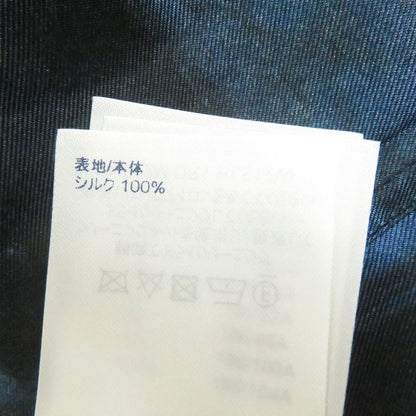 Louis Vuitton 1a8xbx LV Salt Print All-over 100% Silk Long-sleeved Shirt Navy