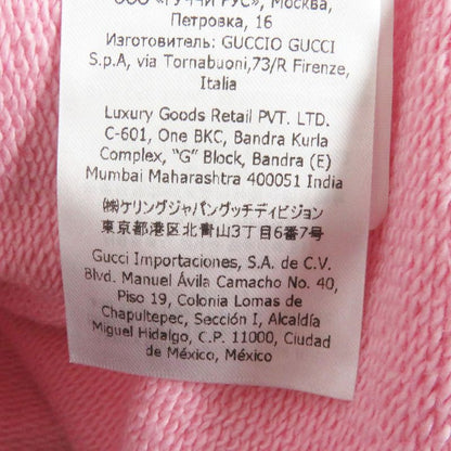 Gucci The North Face 626989 Logo Print Sweatshirt Hoodie Pink M Made In Italy