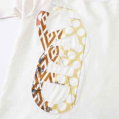 Hermes 22SS Hermes 2e2825ds Chaine D'ancre 100% Silk Twill Laine Long