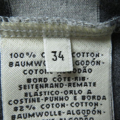 Hermes 2021 Mariniere Hooded Striped Sweatdress Women's Gray 34 Made In