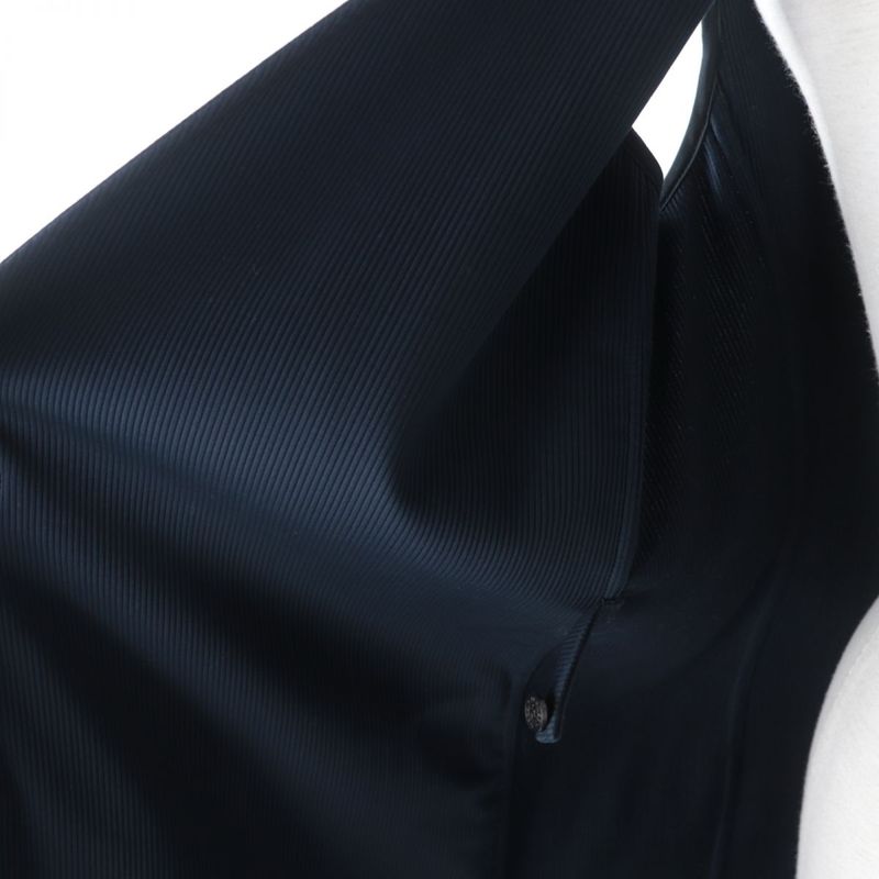 Hermes 2022 ROBE Portefeuille Leather Used Long Length Gilet Vest/dress