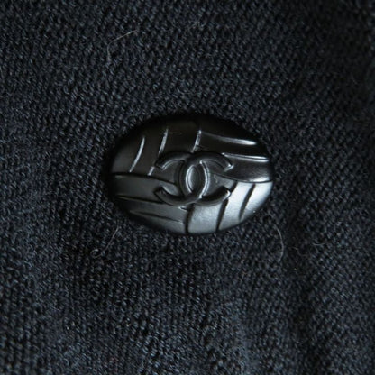 Hermes French CHANEL P41981 Women's Knit Knee-length Skirt With Coco Mark