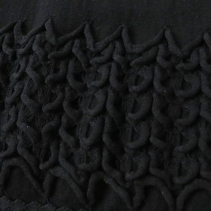 Hermes French CHANEL P41981 Women's Knit Knee-length Skirt With Coco Mark