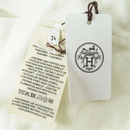 Hermes 22 Years Hermes 2h0132da With Belt 100% Cashmere Short Coat/vest/gile