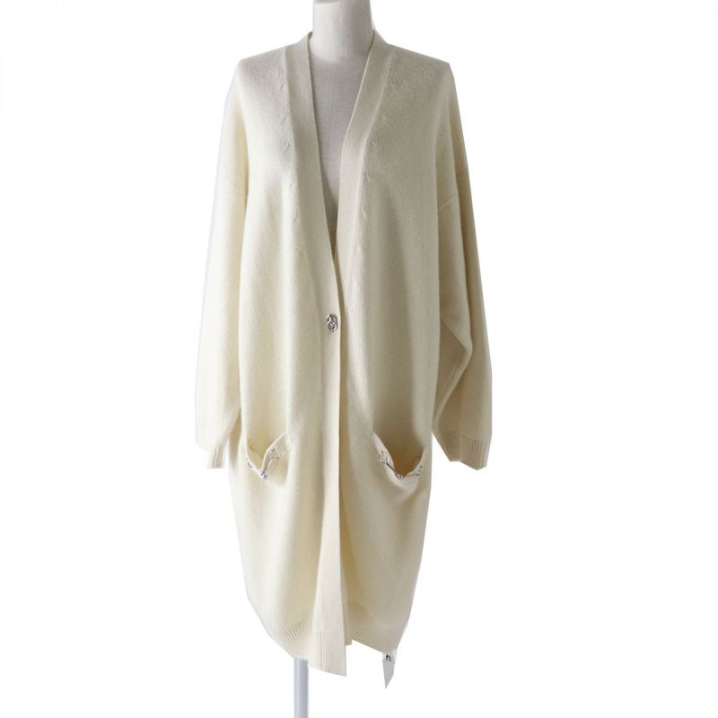 Hermes 22 Hermes 2e2104d1 Women's Chaine D'ancre 100% Cashmere Long Knit