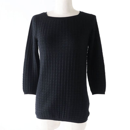 Hermes 19SS Hermes Cashmere And Silk Pleated Long-sleeved Knit Pullover
