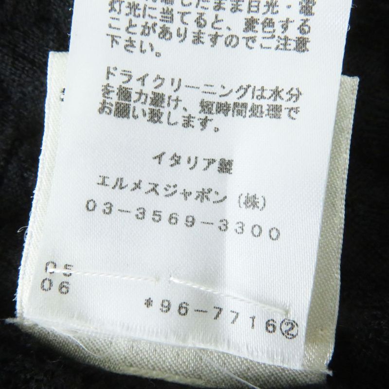 Hermes 19SS Hermes Cashmere And Silk Pleated Long-sleeved Knit Pullover