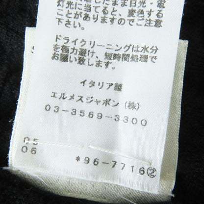 Hermes 19SS Hermes Cashmere And Silk Pleated Long-sleeved Knit Pullover