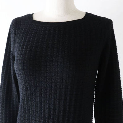 Hermes 19SS Hermes Cashmere And Silk Pleated Long-sleeved Knit Pullover