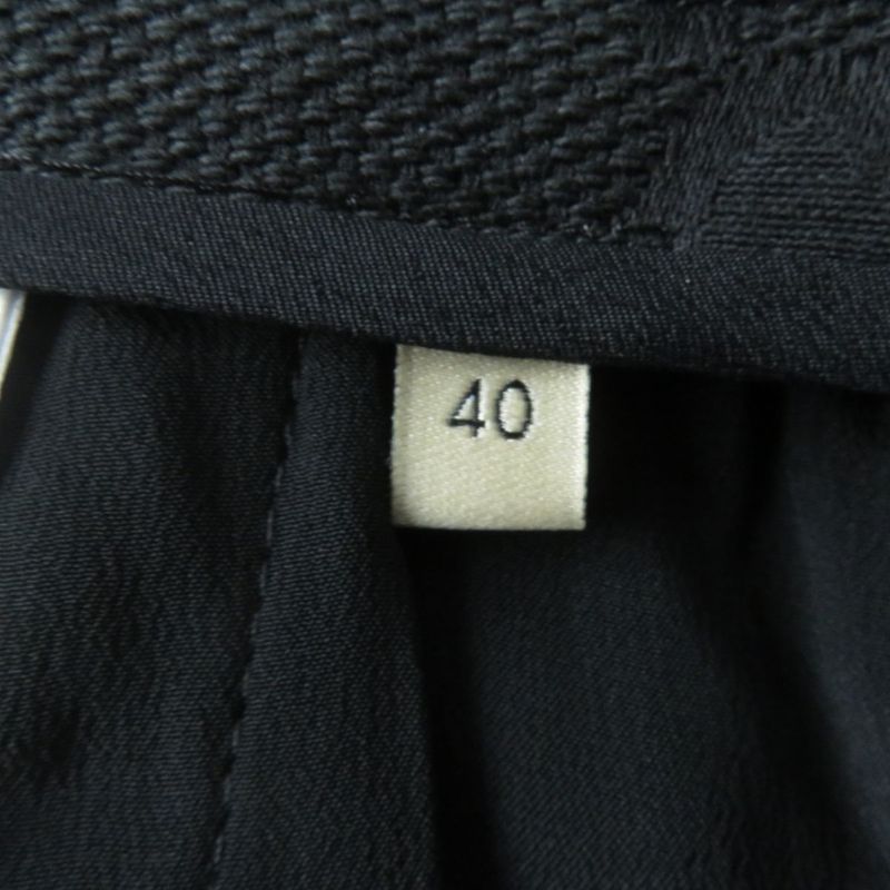 Gucci 22SS 682284 Ggmonogram Hem Zip Design Pants/bottoms Black 40