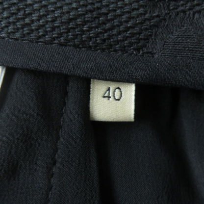 Gucci 22SS 682284 Ggmonogram Hem Zip Design Pants/bottoms Black 40