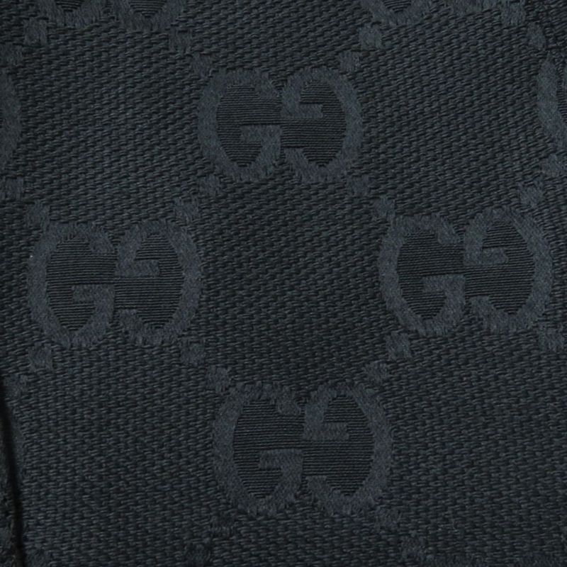 Gucci 22SS 682284 Ggmonogram Hem Zip Design Pants/bottoms Black 40