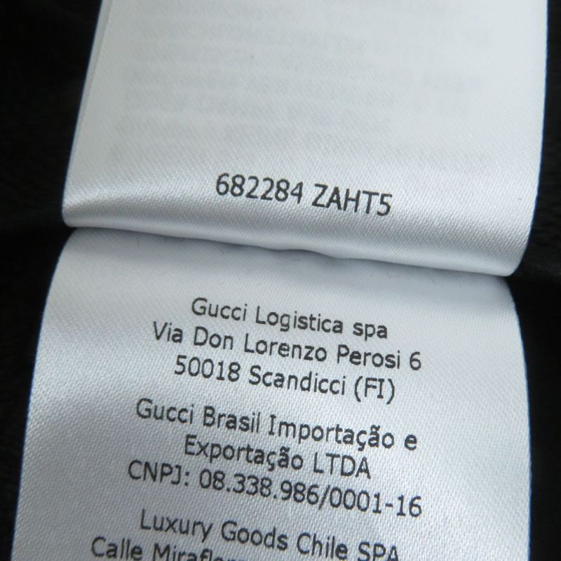 Gucci 22SS 682284 Ggmonogram Hem Zip Design Pants/bottoms Black 40