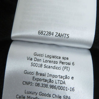 Gucci 22SS 682284 Ggmonogram Hem Zip Design Pants/bottoms Black 40