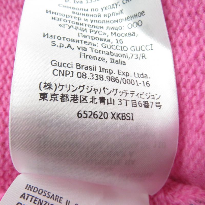 Gucci×disney 21AW 652620 Donald Duck Long Sleeve Knit Sweater/tops Pink