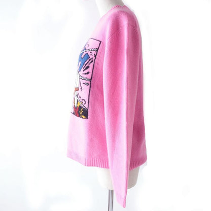 Gucci×disney 21AW 652620 Donald Duck Long Sleeve Knit Sweater/tops Pink