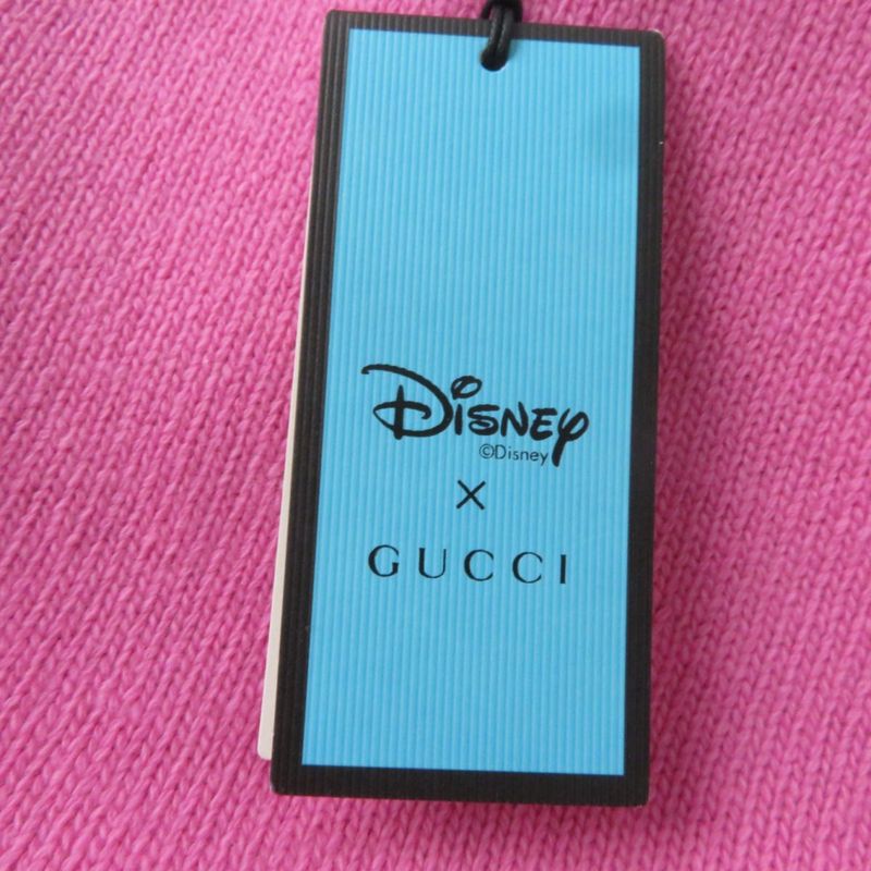 Gucci×disney 21AW 652620 Donald Duck Long Sleeve Knit Sweater/tops Pink