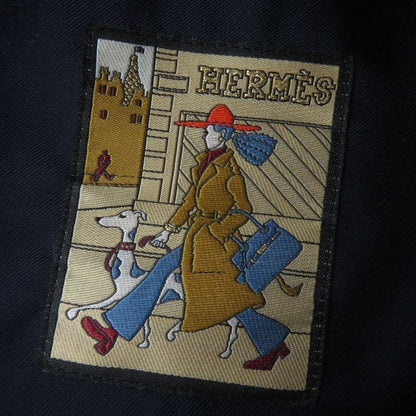 Hermes Deauville 100% Cashmere Cassock/hat With Serie Buttons Gray 58