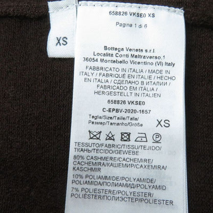 Bottega Veneta 21SS 658826 Cashmere Crew Neck Short/short Sleeve Knit