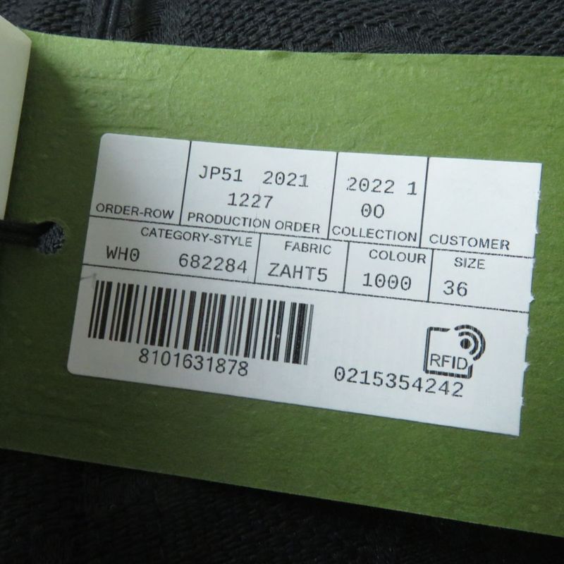 Gucci 22SS 682284 Ggmonogram Hem Zip Design Pants/bottoms Black 36