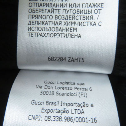 Gucci 22SS 682284 Ggmonogram Hem Zip Design Pants/bottoms Black 36