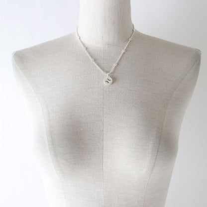 Gucci 479221 Interlocking G Ag925 Ball Chain Necklace/pendant Silver Weight