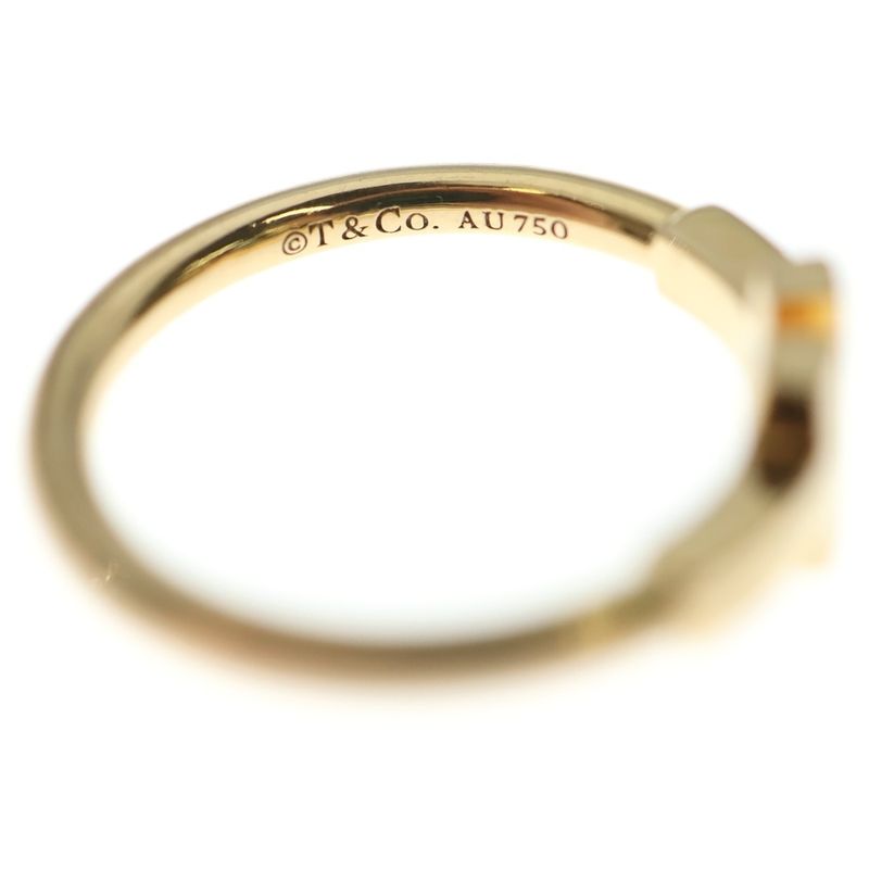 Tiffany & Co 18K Yellow Gold T-wire Ring Gold Au750