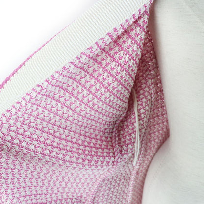 CHANEL 22SS P72239 100% Cotton Cardigan/knit Jacket With Lion Logo Buttons