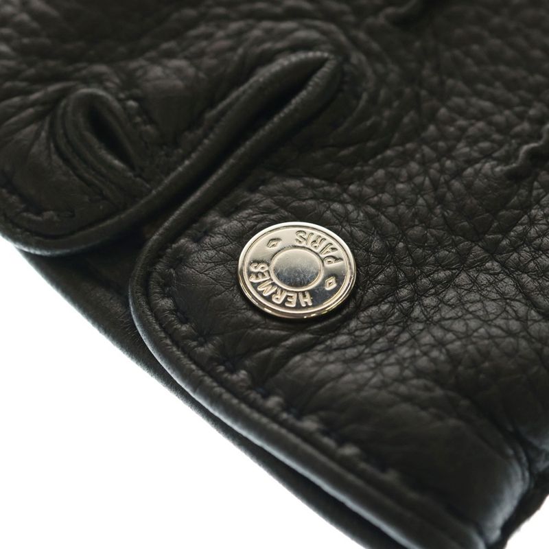 Hermes CLOU DE Selle II Clou De Selle II Deerskin Glove Lined Cashmere Serie