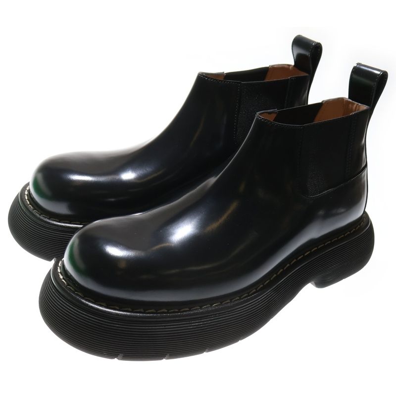 Bottega Veneta Bounce Swell Ankle Chelsea Boots Calfskin Bounce Swell Ankle