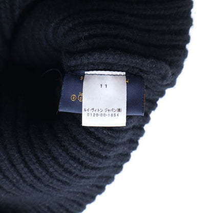 Louis Vuitton Beanie Knit Cap Hat Black Cashmere Mp3246