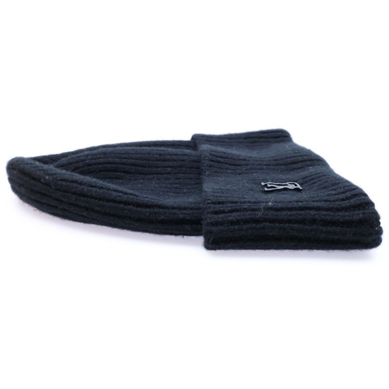 Louis Vuitton Beanie Knit Cap Hat Black Cashmere Mp3246