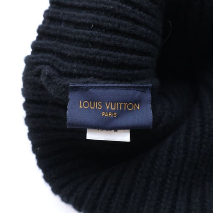 Louis Vuitton Beanie Knit Cap Hat Black Cashmere Mp3246