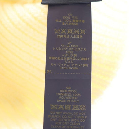 Louis Vuitton Bonnet LV Headline Beanie Logo Embroidery Knit Hat Cream Ivory