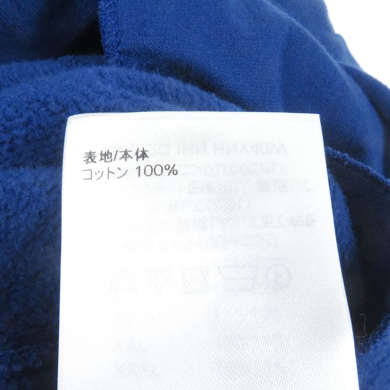 Louis Vuitton 22AW Monogram Pullover Hoodie Blue XS Made In Italy