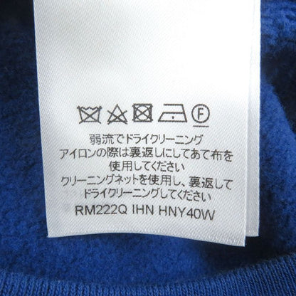 Louis Vuitton 22AW Monogram Pullover Hoodie Blue XS Made In Italy