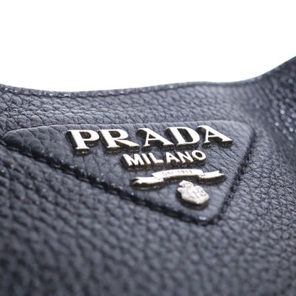 Prada Vitterodino Soft Leather Mini Shoulder Bag Black Leather 1bh191