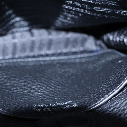 Prada Vitterodino Soft Leather Mini Shoulder Bag Black Leather 1bh191