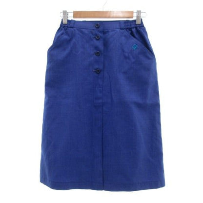 Christian DIOR Sports Vintage Set Up Double Jacket Skirt Linen Blend M Blue UO
